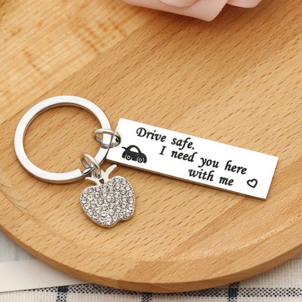 Drive Safe Car Keychain